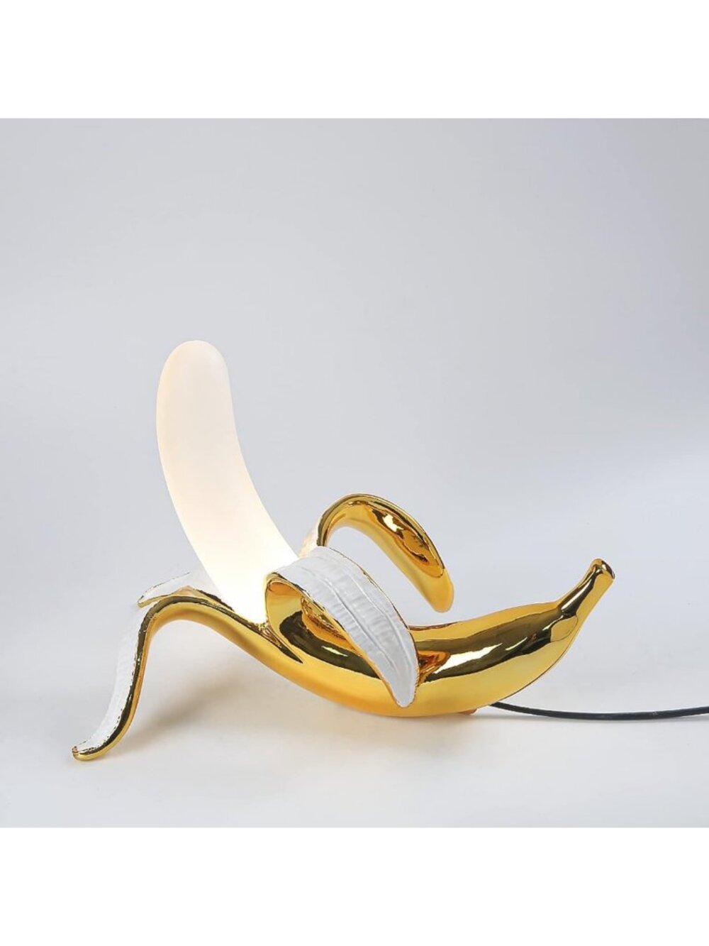 Funky Banana Table Lamp - Modern LED Resin Light for Bedroom & Office Decor